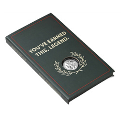 Dads Club Official Member Medallion 1/4 uncji Srebra Prooflike 