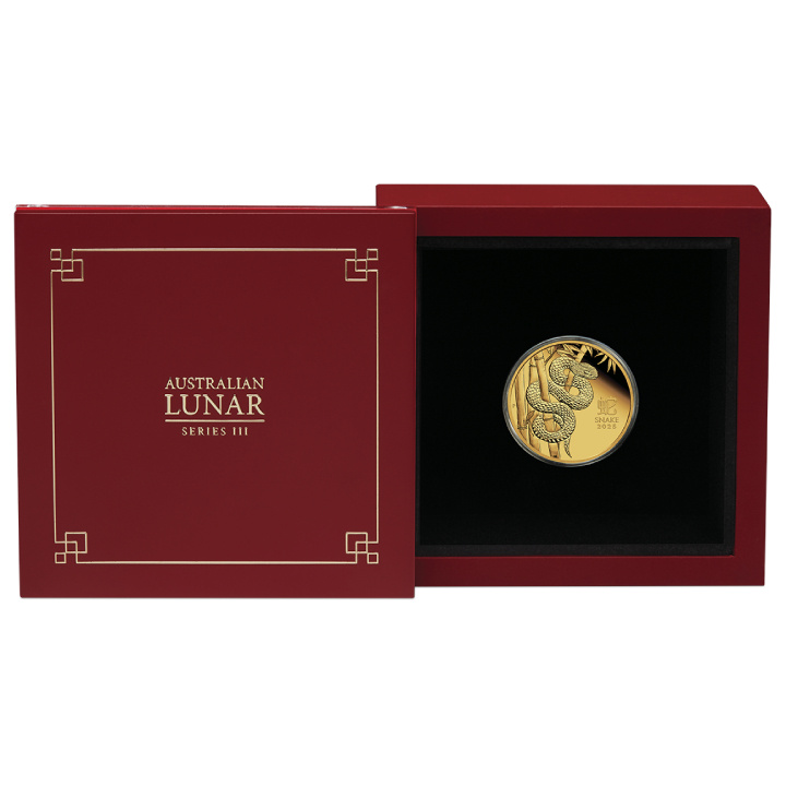 Perth Mint: Lunar III - Anno del Serpente 1/4 oncia d'oro 2025 Proof