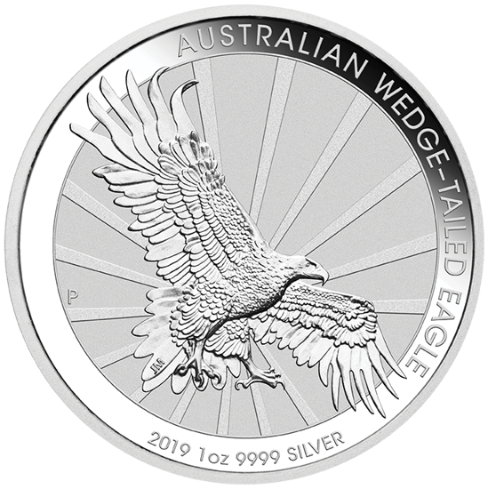 Orzeł Australijski 1 uncja Srebra 2019