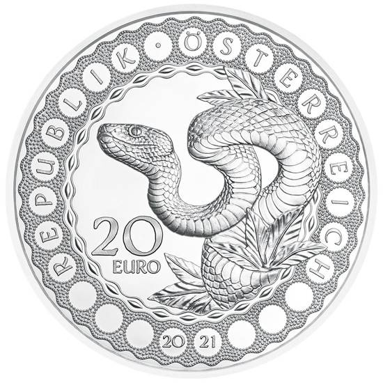 Australia - The Serpent Creator 20 Euro Silber 2021 Proof