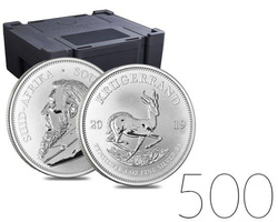 Krugerrand 1 oz Silber PAKET 500 Stück