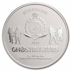 Niue: Ghostbusters - Ecto-1 coloured 2 oz Silber 2024 + Die Cast Car