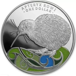 Színes Kiwi 1 uncia ezüst 2020 Proof