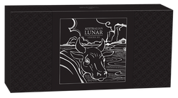 Lunar III: Bika éve szett 3,5 uncia ezüst 2021 Proof