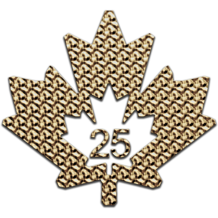 Hoja de Arce Canadiense 1 Onza de Oro 2025