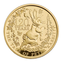 Peter Rabbit 1 once d'or 2022 Proof