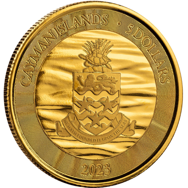 Cayman Islands: Marlin 1 oz Gold 2023 Prooflike