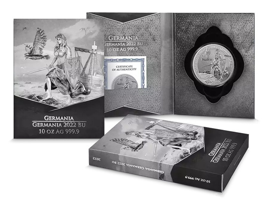 Germania 10 onzas Plata 2022