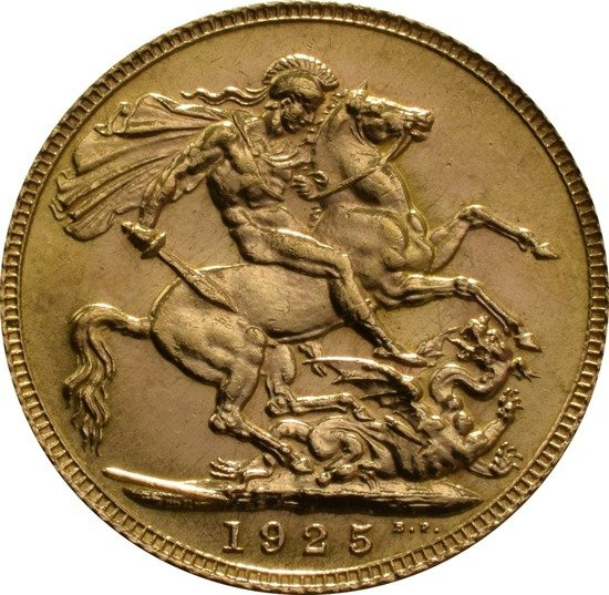 Złoty Suweren- George V 1911-1925