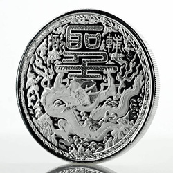 Camerún: Dragón Imperial 1 oz Plata 2018