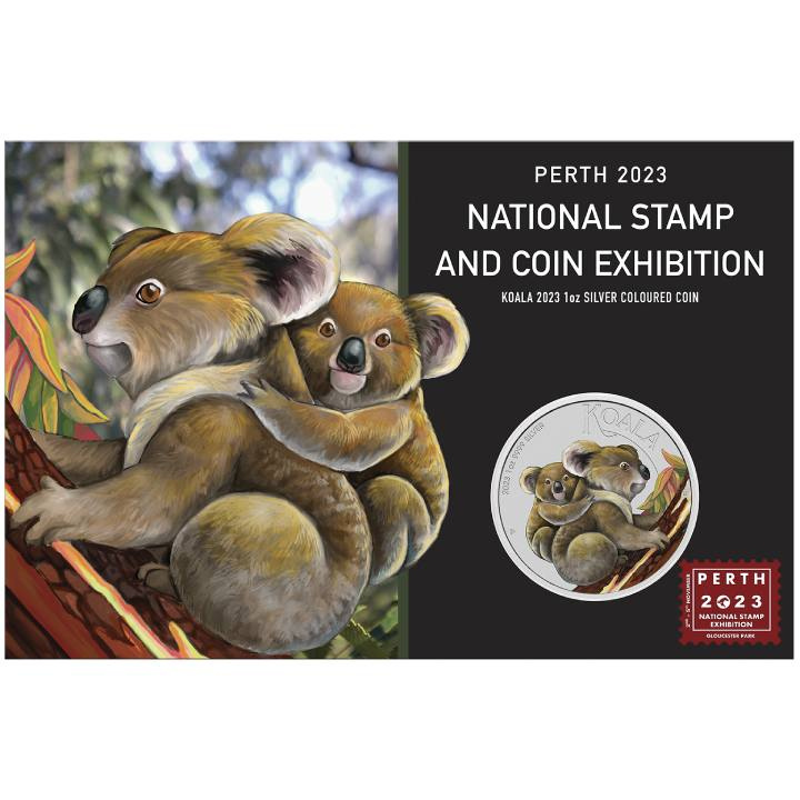 Koala coloured 1 oz Silber 2023 (Perth National Stamp and Coin Exhibition)