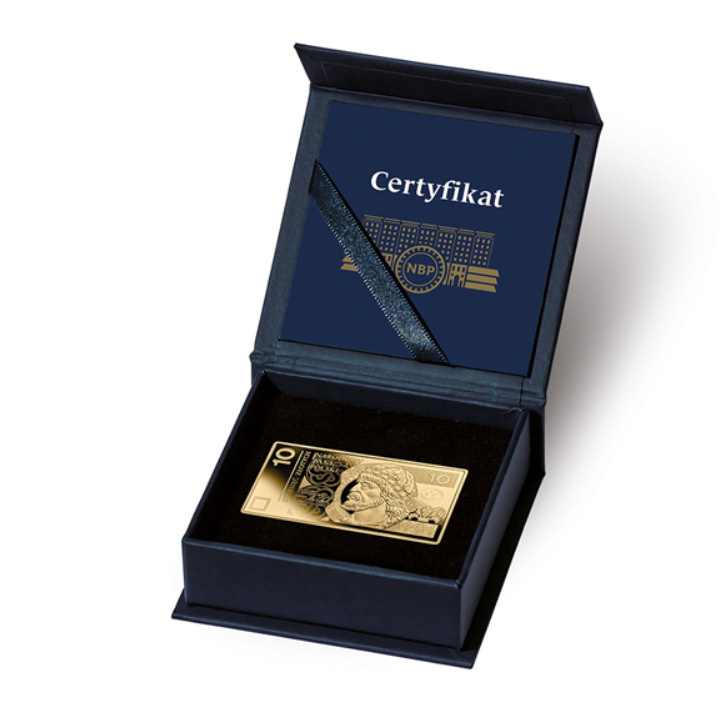 Banconote polacche in circolazione - banconota da 10 zł Złoto 2023 Proof