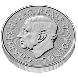 Las bestias reales de los Tudor: La Pantera de la Reina 2 oz Plata 2025