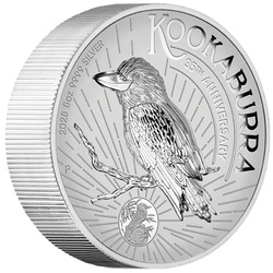 Kookaburra 5 uncji Srebra 2025 Proof High Relief Incused