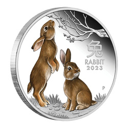 Perth Mint: Lunar III - Rok Królika: Zestaw 3 monet 3 x 1 uncja Srebra 2023
