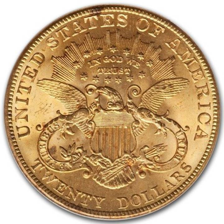 Liberty Head Double Eagle 20 dolarů 1903 UNC DETAILS NGC