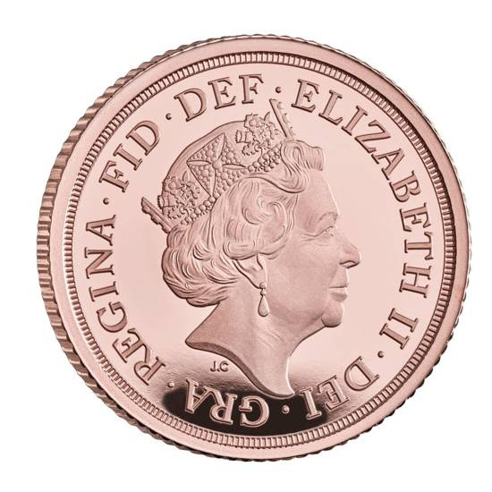 Egyesült Királyság: Fél szuverén Erzsébet II. 2022 Proof