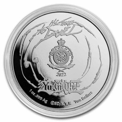 Ensemble de 2 pièces Niue : Yu-Gi-Oh ! Yami Yugi, Dark Magician coloré - 25e anniversaire 2 x 1 once d'argent 2022