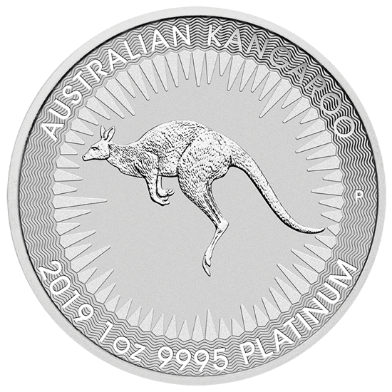 Australian Kangaroo 1 oz Platinum 2019