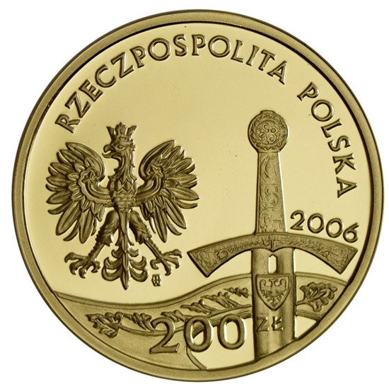 Le cavalier Piastowski 200 zł 2006 Proof
