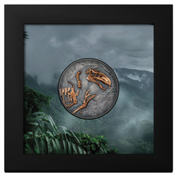 Mongolia: Evolution of Life - Aves 1 oz Silber 2024 Gilded Antiqued Coin