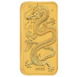 Moneta-lingotto d'oro Drago 1 oncia d'oro 2026