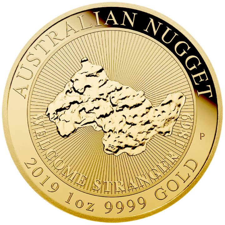Australian Nugget - Welcome Stranger 1 uncja Złota 2019