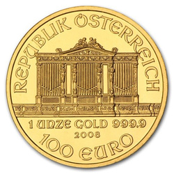 Wiedeński Filharmonik 1 uncja Złota 2008