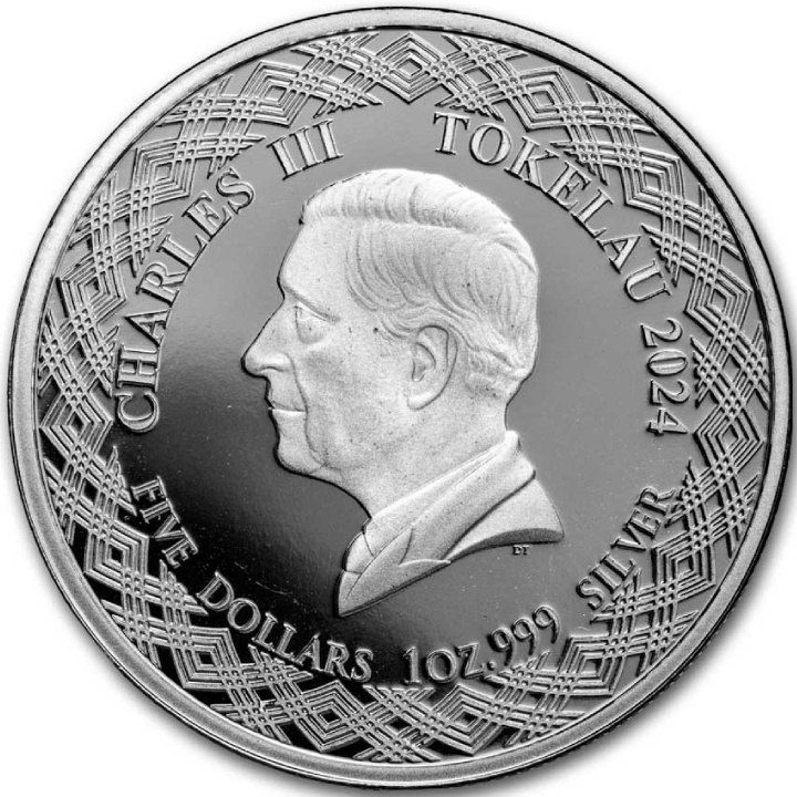 Tokelau: Zodiac Series - Gemini 1 oz Silber 2024 Slab