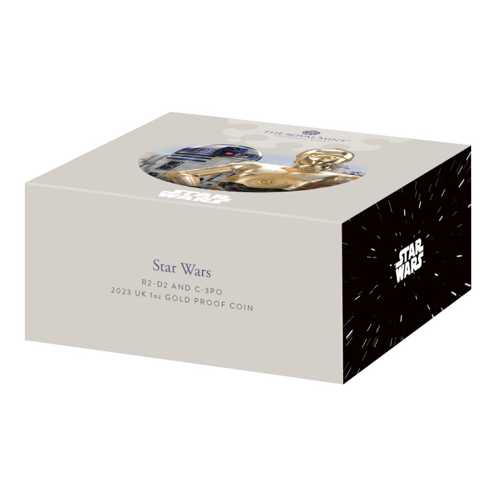 Star Wars: R2-D2 e C-3PO 1 oncia d'oro 2023 Proof
