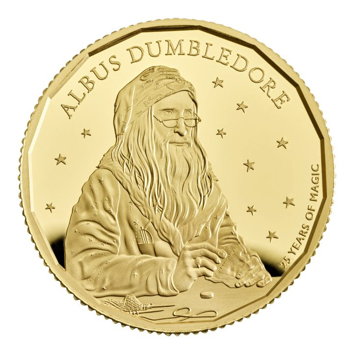 Harry Potter: Albus Dumbledore 1/4 uncji Złota 2023 Proof 