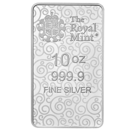 10 oz Plata Una y León Bar