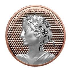 Kanada: Peace Dollar pozlacená 5 uncí stříbra 2023 Proof Ultra High Relief Plated Coin