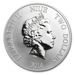 Niue Tortuga 1 oz Plata 2014