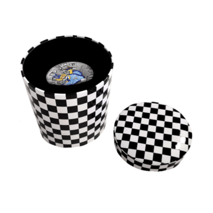 Niue: Pohádky – Modrá pohádka, kolorovaná, 1 unce stříbra, 2021, vysoký reliéf, patinovaná mince.