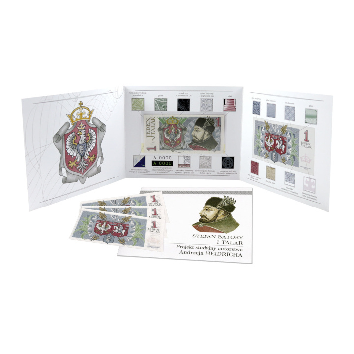 1 Thaler Stefan Batory – Banknote Concept Design 2023, printed by PWPW