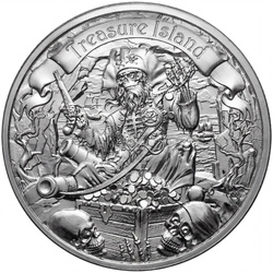 Srebrna Moneta Treasure Island 1 uncja Srebra 2026