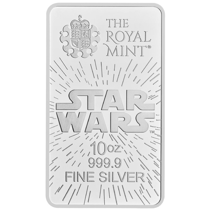 The Royal Mint: Star Wars - Jedi 10 oz Silver Bar