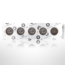 Samoa: Year of the Dragon 2 oz Silver 2024  Antiqued Coin 