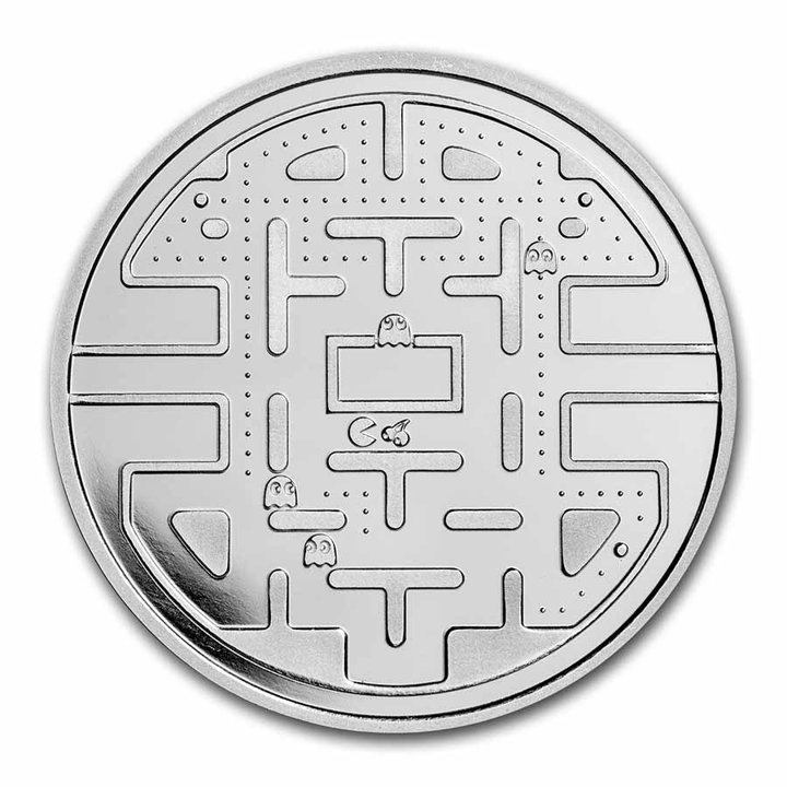Niue: PAC-MAN – Kör alakú labirintus 2 uncia ezüst 2023