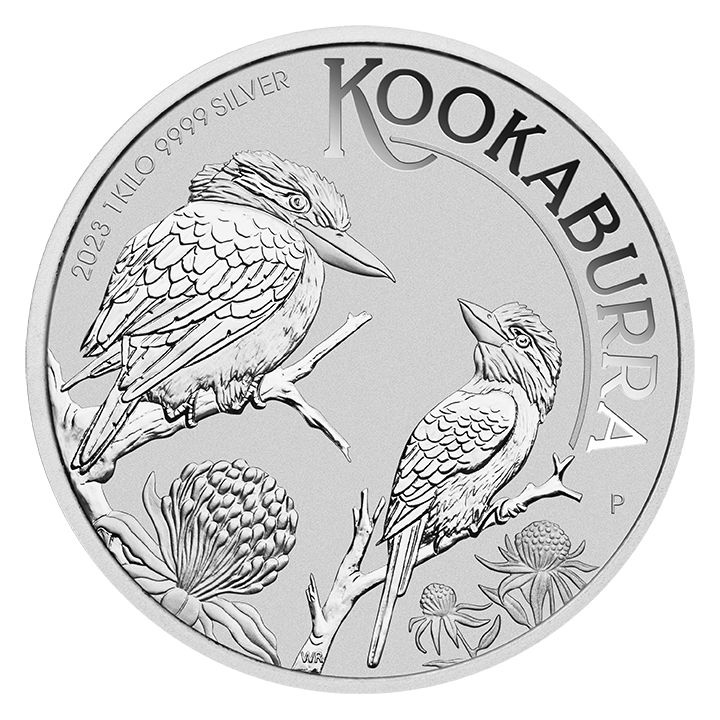 Kookaburra 1000 gramů stříbra 2023