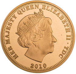 Svatý Jiří a drak 8,4 gramů zlata 2010 Proof