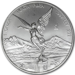 Mexican Libertad 1 oz Silver 1999