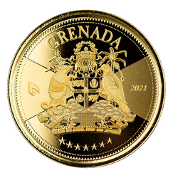 Grenada: Stemma 1 oncia d'oro 2021