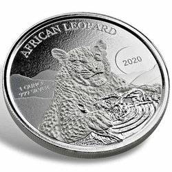 Ghana: Leopard 1 uncja Srebra 2020