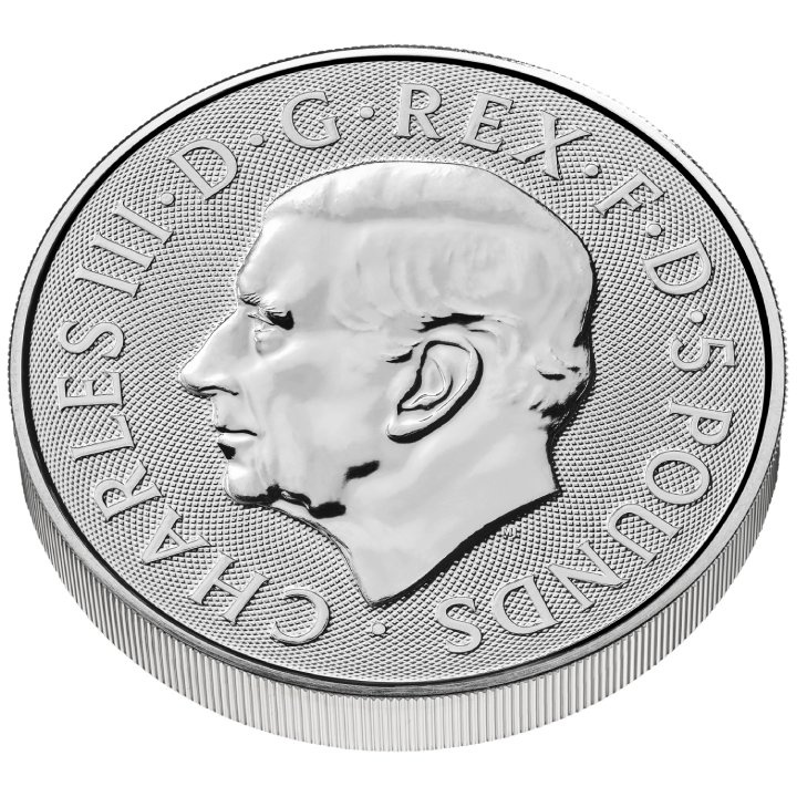 The Royal Tudor Beasts: The Greyhound of Richmond 2 oz Stříbra 2025