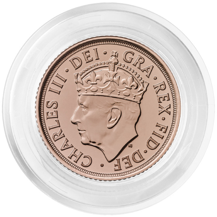 Great Britain: The Coronation Half-Sovereign 2023 Gold Coin