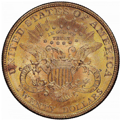 Liberty Head 20 dolláros aranyérme 1899