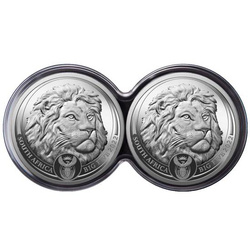 Big Five II: Lion - Double Capsule - Set 2 x 1 oz Silber 2022 Proof
