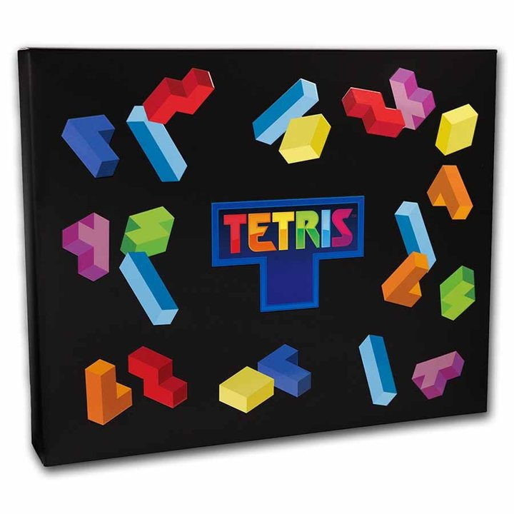 Niue: Tetris 1 oz Silver 7-Coin Tetrimino Shapes Set 2023